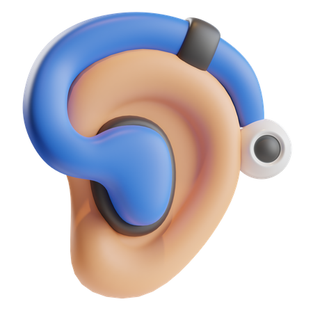 Appareil pour appareils auditifs  3D Icon
