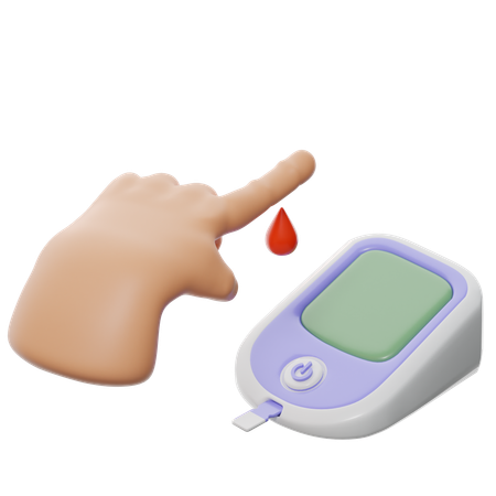 Appareil pour le diabète  3D Icon