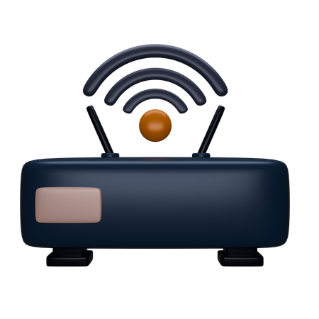 Appareil Wi-Fi  3D Icon