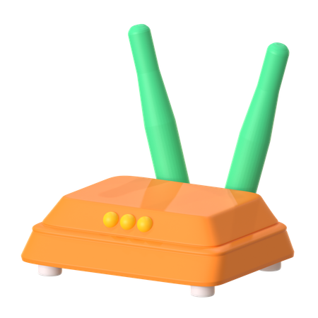 Appareil Wi-Fi  3D Icon