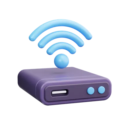 Appareil Wi-Fi  3D Icon