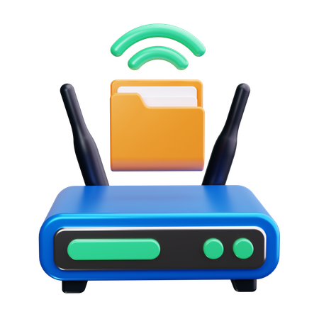 Appareil Wi-Fi  3D Icon