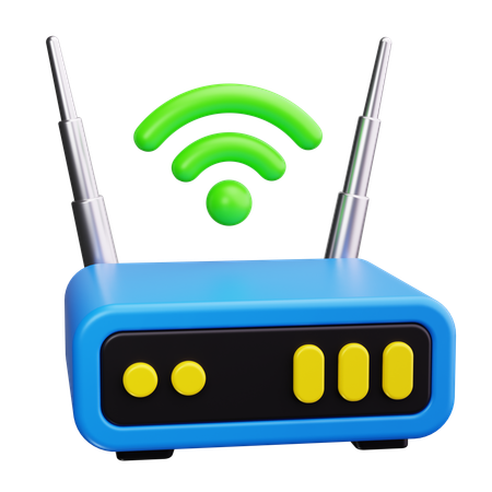 Appareil Wi-Fi  3D Icon