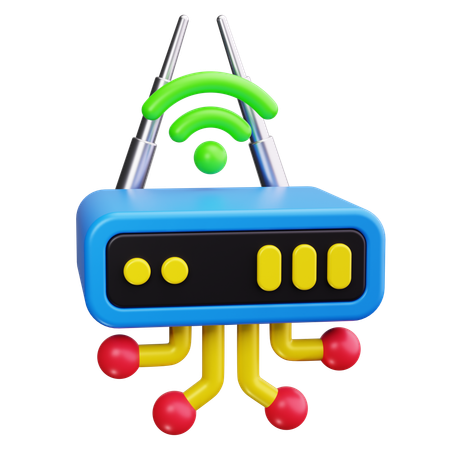 Appareil Wi-Fi  3D Icon