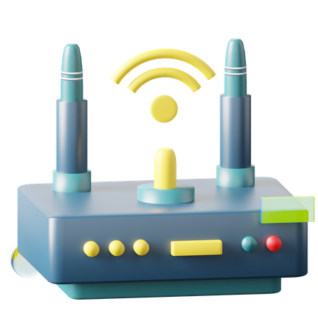 Appareil Wi-Fi  3D Icon