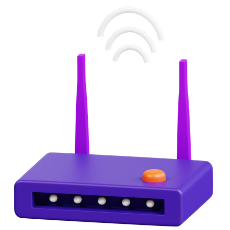 Appareil Wi-Fi  3D Icon