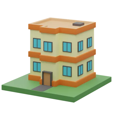 Appartement  3D Icon