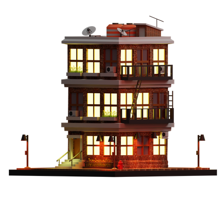 Appartement  3D Illustration