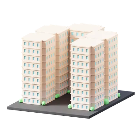 Appartement  3D Illustration