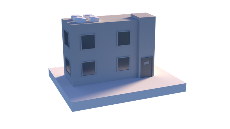 Appartement du milieu  3D Icon
