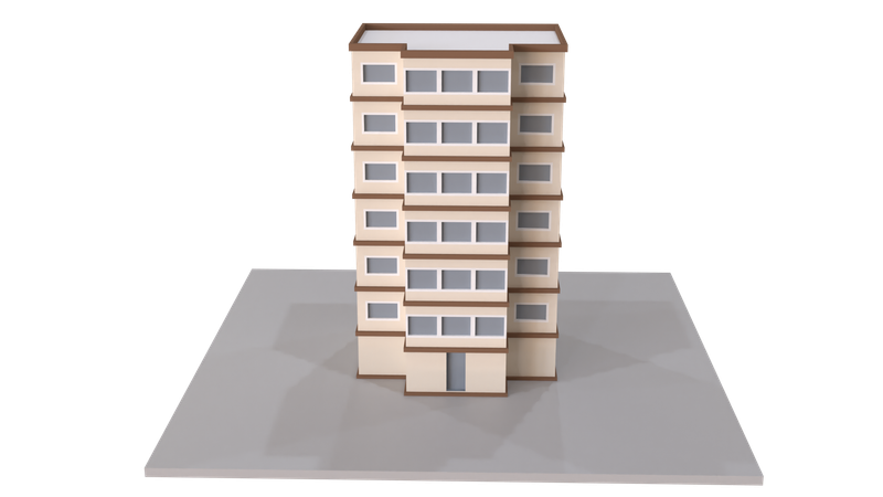 Appartements  3D Icon