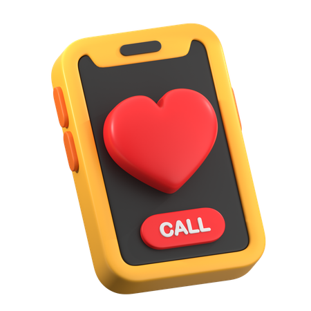Appel à la hotline  3D Icon