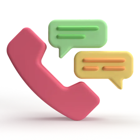 Appeler discuter  3D Icon