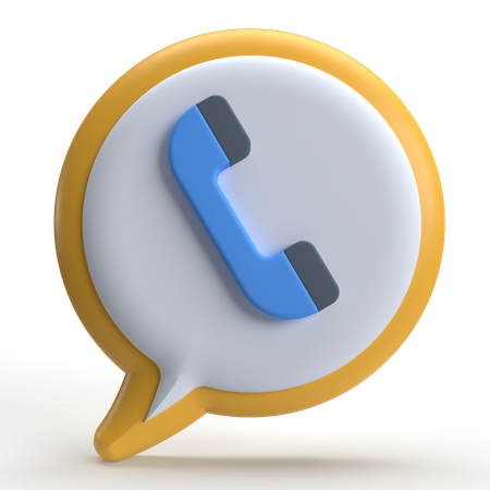 Appeler discuter  3D Icon