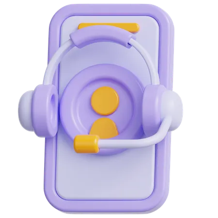 Appel client  3D Icon