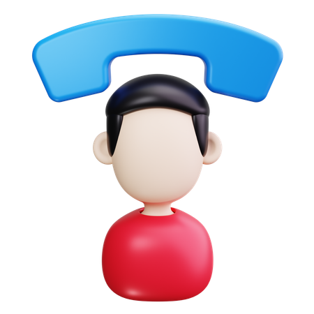 Appel client  3D Icon