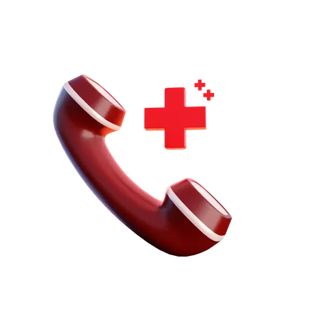 Appel d'urgence  3D Icon