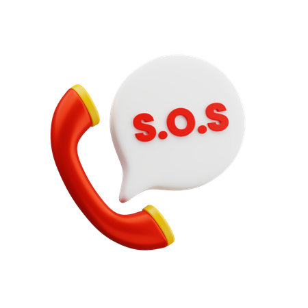 Appel d'urgence  3D Icon
