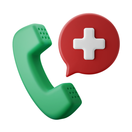 Appel d'urgence  3D Icon