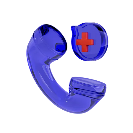 Appel d'urgence  3D Icon