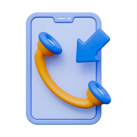 Appel entrant  3D Icon