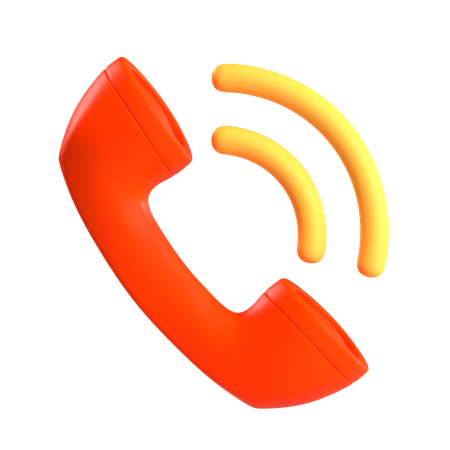 Appel entrant  Icône 3D