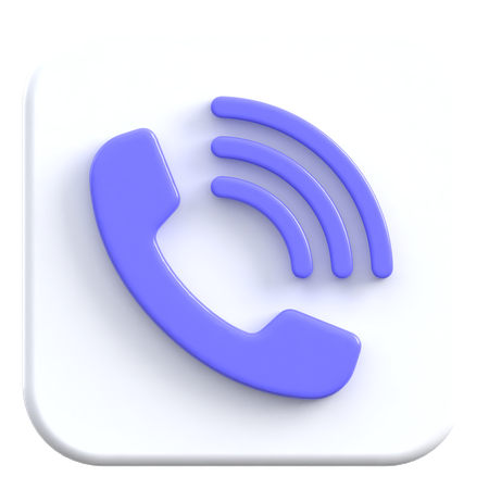 Appel entrant  Icône 3D