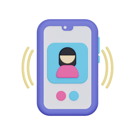 Appel entrant  Icône 3D