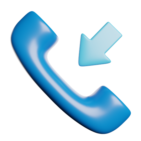 Appel entrant  Icône 3D