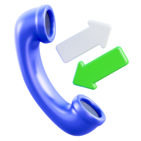 Appel entrant  Icône 3D