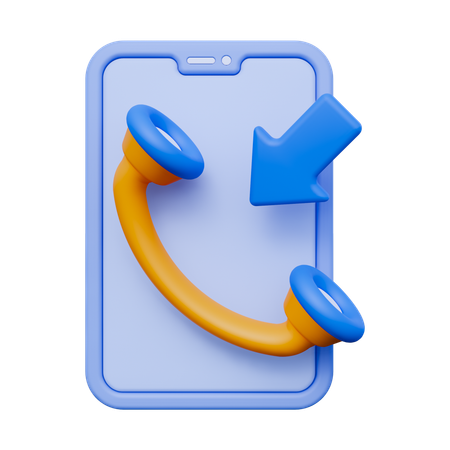 Appel entrant  Icône 3D