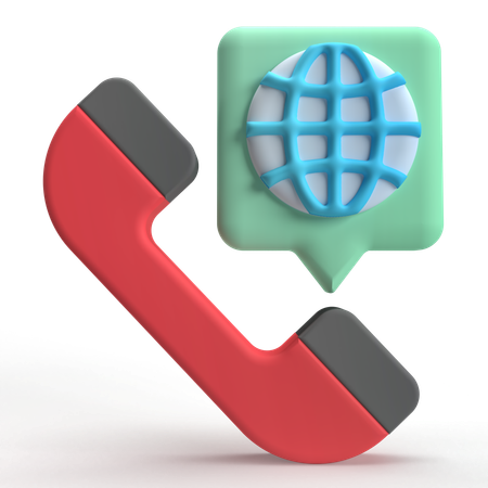 Appel Internet  3D Icon