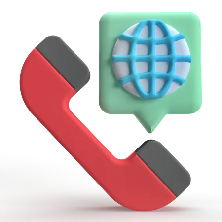 Appel Internet  3D Icon