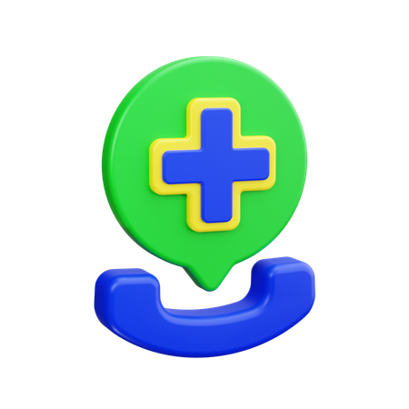 Appel médical  3D Icon