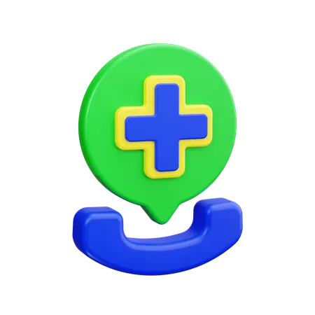 Appel médical  3D Icon