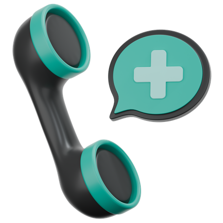 Appel médical  3D Icon