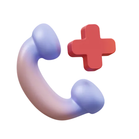 Appel médical  3D Icon