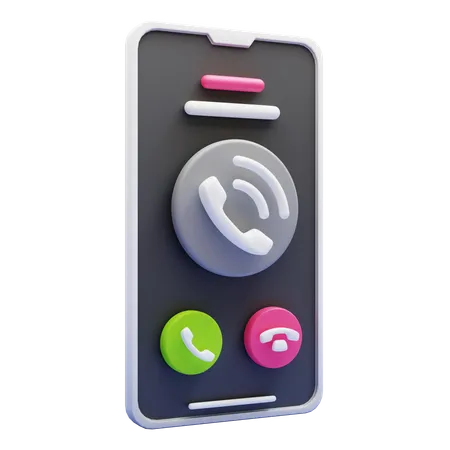 Appel mobile  3D Icon