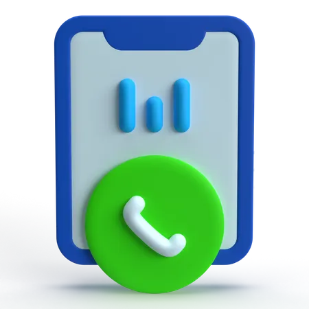 Appel mobile  3D Icon