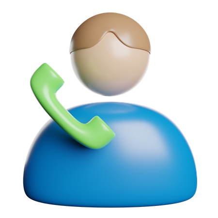 Appel téléphonique  3D Icon