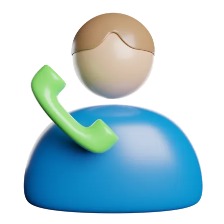 Appel téléphonique  3D Icon