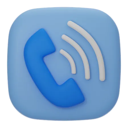 Appel téléphonique  3D Icon