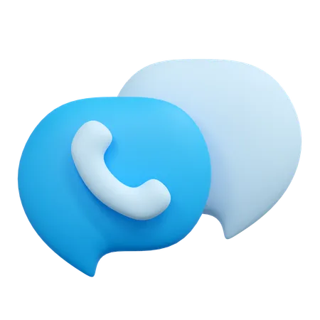 Appel téléphonique  3D Icon