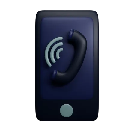 Appel téléphonique  3D Icon