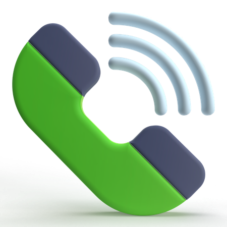 Appel téléphonique  3D Icon