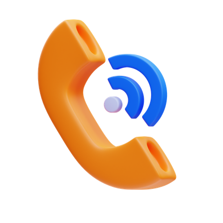 Appel téléphonique  3D Icon