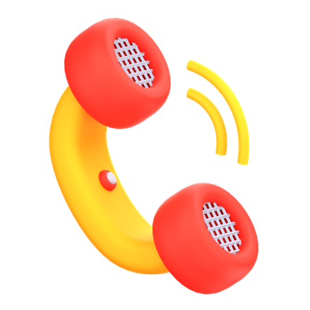 Appel téléphonique  3D Icon