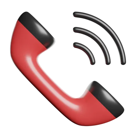 Appel téléphonique  3D Icon