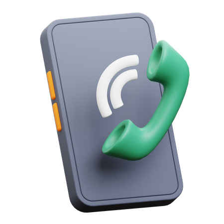 Appel téléphonique  3D Icon