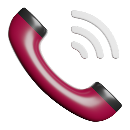 Appel téléphonique  3D Icon